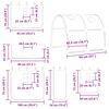 vidaXL Etagenbett mit Rutsche und Gardinen Rosa 80x200 cm