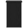vidaXL Seitenschrank Schwarz Eichen-Optik 35 x 35 x 55 cm