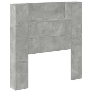 vidaXL Kopfteil Beton Grau 100 x 16,5 x 103,5 cm Holzwerkstoff