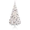 vidaXL K&uuml;nstlicher Weihnachtsbaum Beleuchtung Kugeln 180cm 620 Zweige