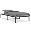vidaXL Bettgestell Metall Schwarz 90x190 cm
