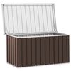 vidaXL Garten-Aufbewahrungsbox Braun 129 x 67 x 65 cm