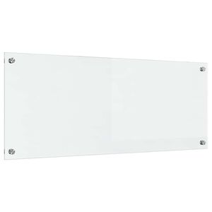 vidaXL K&uuml;chenr&uuml;ckwand Transparent 100 x 40 cm Geh&auml;rtetes Glas