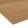 vidaXL Wandregal mit Regal 2 pcs Braun 100 x 9 x 3 cm Holzwerkstoff