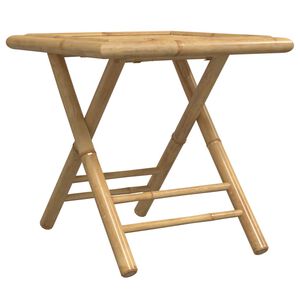vidaXL Gartentisch Klappbar 45x45x45 cm Bambus