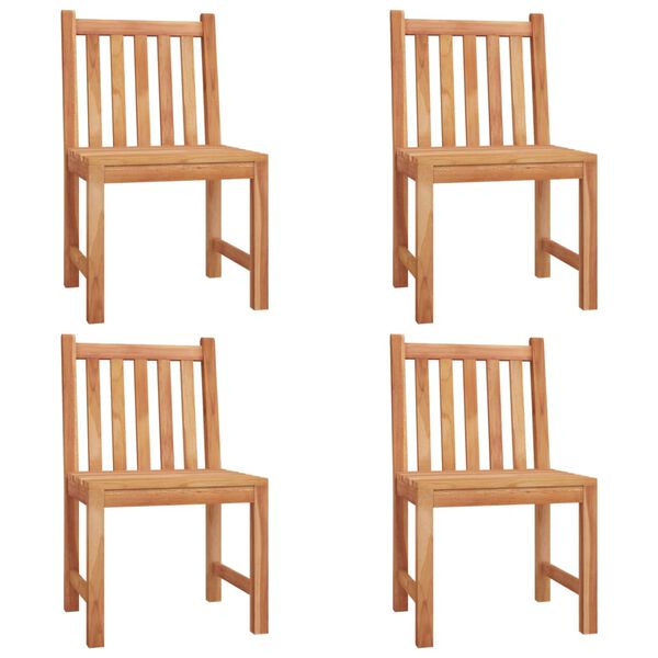 vidaXL 5-tlg. Garten-Essgruppe Massivholz Teak