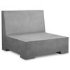 vidaXL 5-tlg. Garten-Lounge-Set mit Auflagen Beton Grau