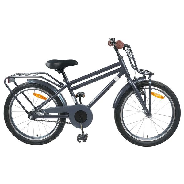 vidaXL Kinderfahrrad 20 Zoll f&uuml;r 6-11 Jahre alt Dunkelgrau