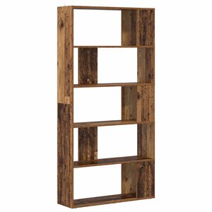 vidaXL B&uuml;cherregal 80 x 24 x 159 cm Holzwerkstoff Altholz