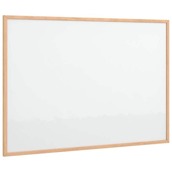 vidaXL Magnetisches Whiteboard mit Rahmen aus massivem Kiefernholz 80 x 55 cm