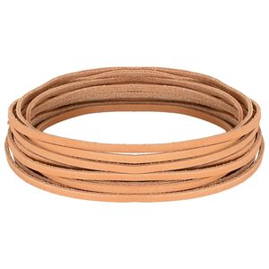 vidaXL Lederriemen 1 Hellbraun 500 x 0,3 cm Leder