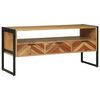 vidaXL TV-Schr&auml;nk Braun 100 x 35 x 50 cm Massivholz Akazie