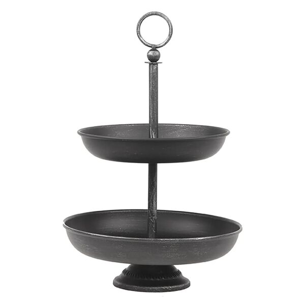 LABEL51 Etagere 26x26x38 cm Antik-Schwarz