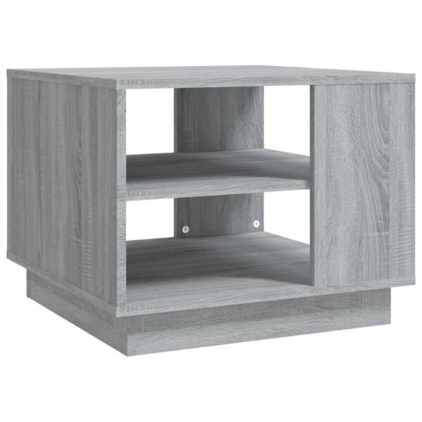 vidaXL Couchtisch Grau Sonoma 55x55x43 cm Holzwerkstoff
