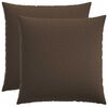 vidaXL Wurfkissen 2 stk. HEERLEN Taupe 70 x 70 cm Stoff
