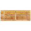 vidaXL Tischplatte 160x50x3,8 cm Rechteckig Raues Massivholz Mango