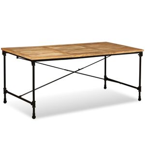 vidaXL Esstisch Massivholz Mango 180 cm
