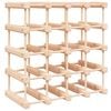 vidaXL Weinregal f&uuml;r 20 Flaschen 46,5x23x46,5 cm Massivholz Kiefer