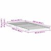 vidaXL Bodenbettgestell Braun 80 x 220 cm Massivholz Kiefer