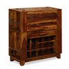 vidaXL Barschrank Massivholz Akazie 85x40x95 cm