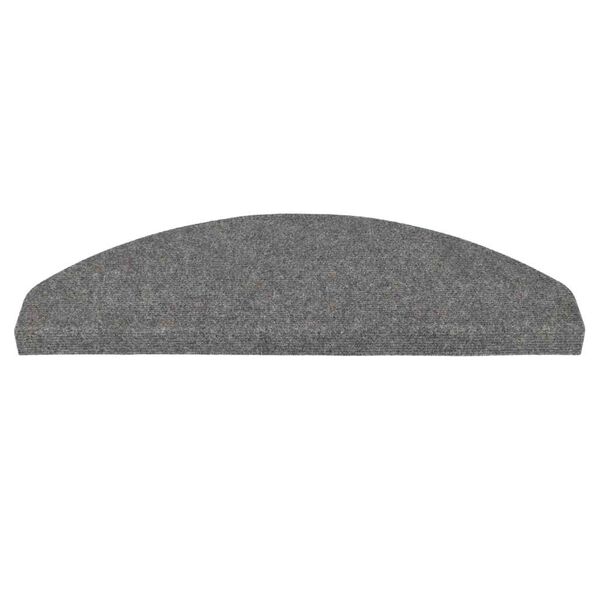 vidaXL Stufenmatten Selbstklebend 15 Stk. 65x22,5x3,5 cm Grau