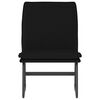 vidaXL Loungesessel Schwarz 52x75x76 cm Stoff