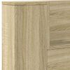 vidaXL Kopfteil Sonoma-Eiche 140 x 16,5 x 103,5 cm Holzwerkstoff