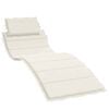 vidaXL Sonnenliegen-Auflage Melange Creme 186x58x4 cm Stoff