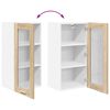 vidaXL H&auml;ngeschrank 2 pcs Sonoma-Eiche 40 x 31 x 80 cm Holzwerkstoff