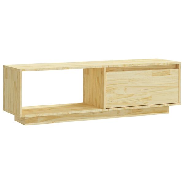 vidaXL TV-Schrank 110x30x33,5 cm Massivholz Kiefer