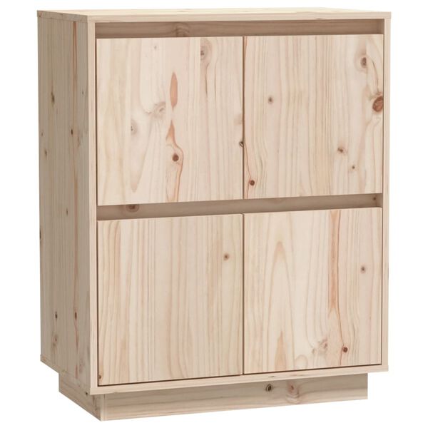 vidaXL Sideboard 60x34x75 cm Massivholz Kiefer