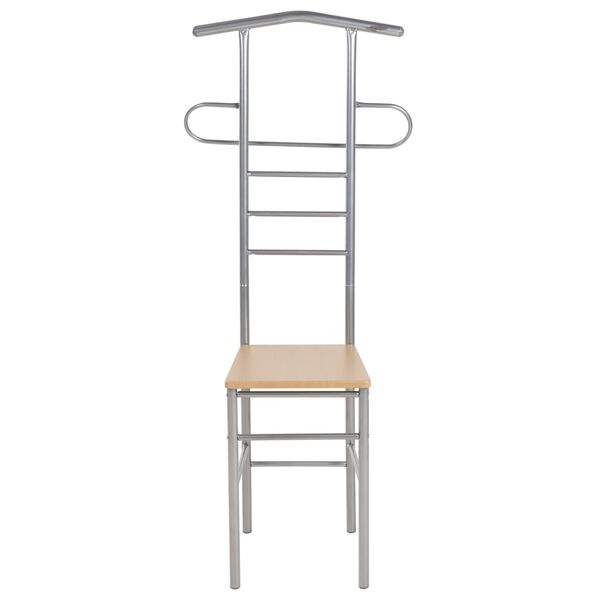 vidaXL Herrendiener Stühle 2 Stk. Metall