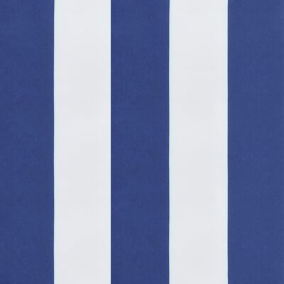 vidaXL Palettenkissen Blau & Weiß Gestreift 60x60x8 cm Oxford-Gewebe