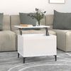 vidaXL Couchtisch Hochglanz-Wei&szlig; 60x44,5x45 cm Holzwerkstoff