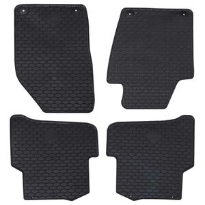 vidaXL Autofu&szlig;matte 4 pcs Schwarz Geeignet f&uuml;r FABIA III 2014-2022