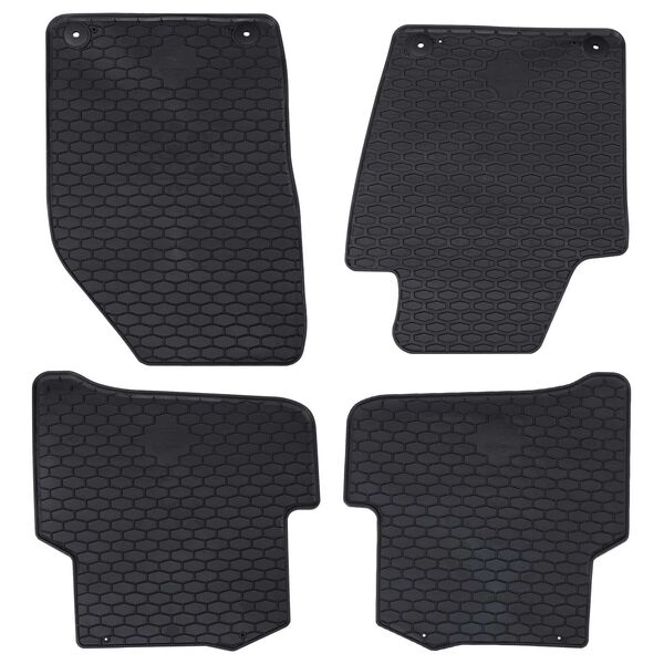 vidaXL Autofu&szlig;matte 4 pcs Schwarz Geeignet f&uuml;r FABIA III 2014-2022
