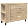 vidaXL Unter dem Waschbecken Schrank Sonoma-Eiche 80 x 35 x 60 cm