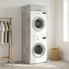 vidaXL Waschmaschinen-Schrank Beton 67,5 x 68 x 200 cm Holzwerkstoff