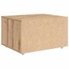 vidaXL Schubladenschrank mit Rad Braun 55 x 45 x 33,5 cm Holzwerkstoff