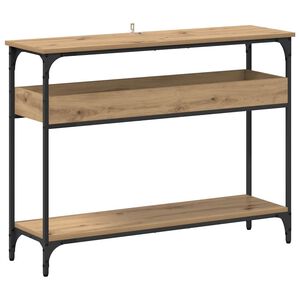 vidaXL Konsolentisch Artisan-Eiche 100 x 29 x 75 cm Holzwerkstoff