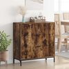 vidaXL Sideboard Ger&auml;ucherte Eiche 79,5 x 33 x 82 cm Holzwerkstoff
