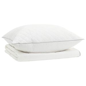 vidaXL 90% G&auml;nsedaunen Bettw&auml;sche-Set FULDA 2 pcs 135 x 200 cm Sommer