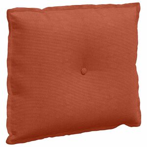 vidaXL R&uuml;ckenkissen Rot-Orange 60 x 50 cm Cordstoff