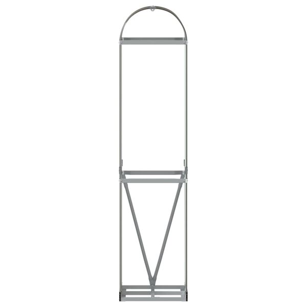 vidaXL Kaminholzunterstand Braun 40x45x170 cm Verzinkter Stahl