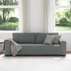 vidaXL 3-Sitzer-Sofa Dunkelgrau 180 cm Stoff