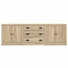 vidaXL Sideboards 3 Stk. Sonoma-Eiche Holzwerkstoff