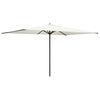 vidaXL Gartensonnenschirm 200 x 300 cm Polyester Rechtwinklig Creme