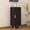 vidaXL Sideboard Schwarz 34,5x34x90 cm Holzwerkstoff