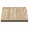 vidaXL Magazinregal Sonoma-Eiche 65 x 53 x 28,5 cm Holzwerkstoff