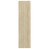 vidaXL TV-Wandschrank Sonoma-Eiche 37x37x142,5 cm Holzwerkstoff